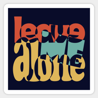 Love Typography in Groovy Style Sticker